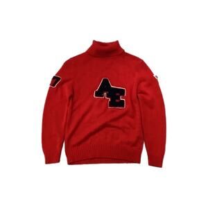 Vintage IZOD Lozenges College Turtle Neck Sweater